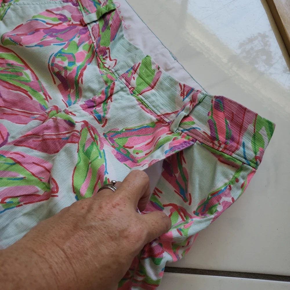 Lilly Pulitzer green chipper